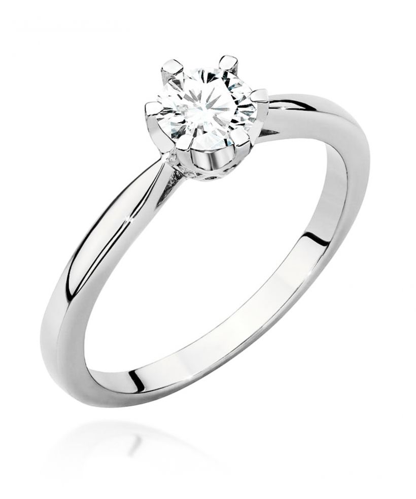 Pierścionek Bonore ze Złota próby 585 z diamentem 0,56 ct