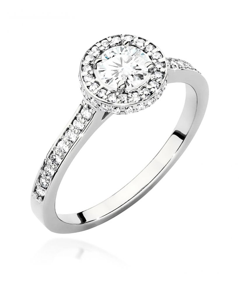 Pierścionek Bonore ze Złota próby 585 z diamentem 0,86 ct