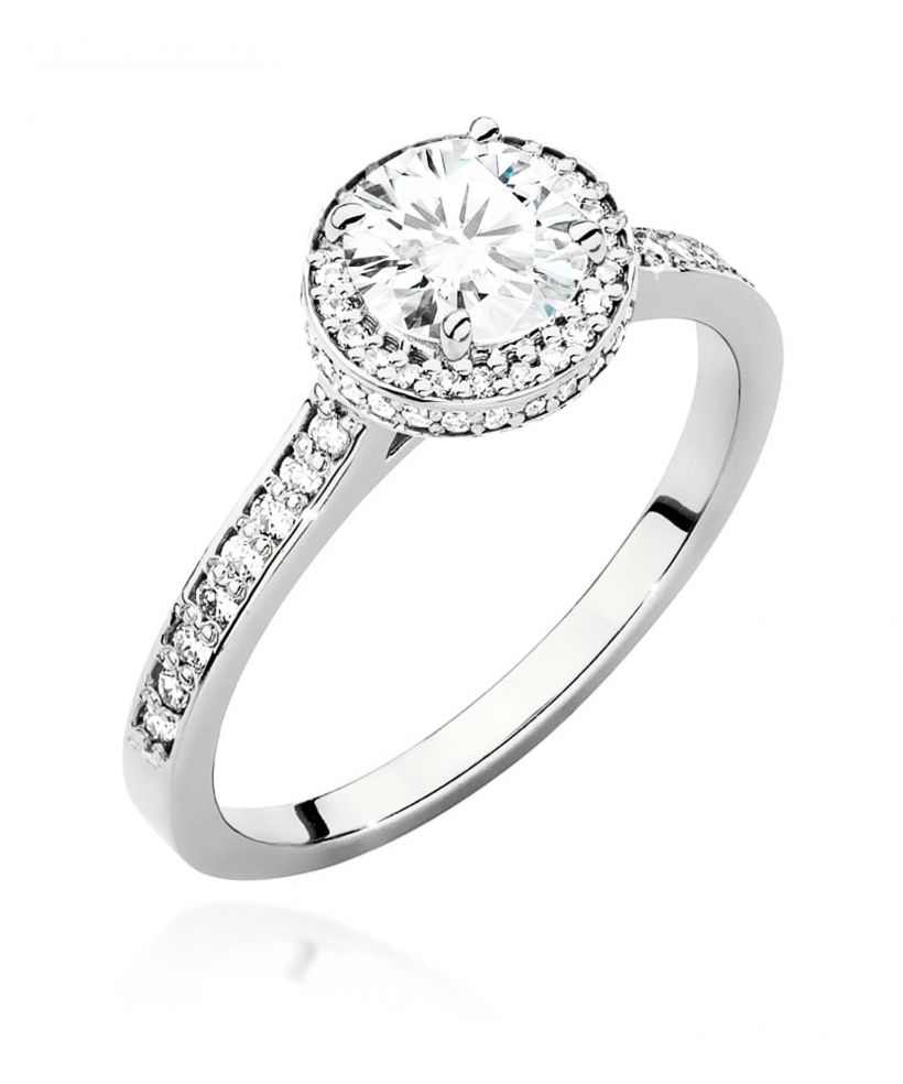 Pierścionek Bonore ze Złota próby 585 z diamentem 1,08 ct