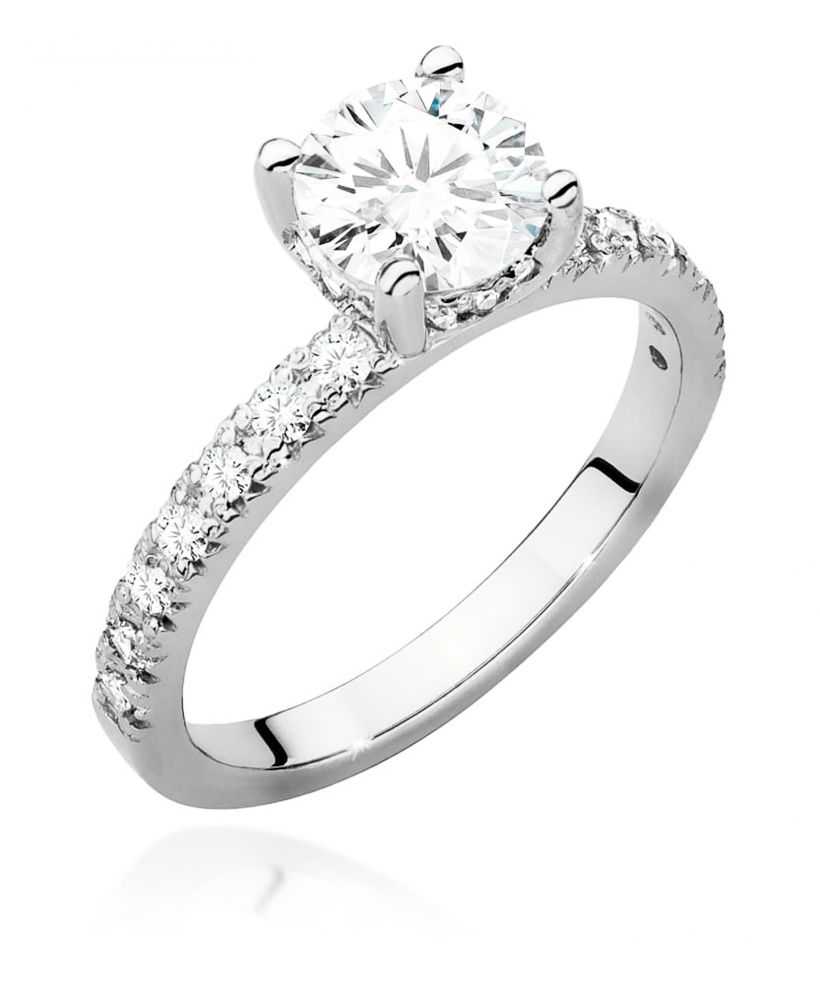 Pierścionek Bonore ze Złota próby 585 z diamentem 0,96 ct