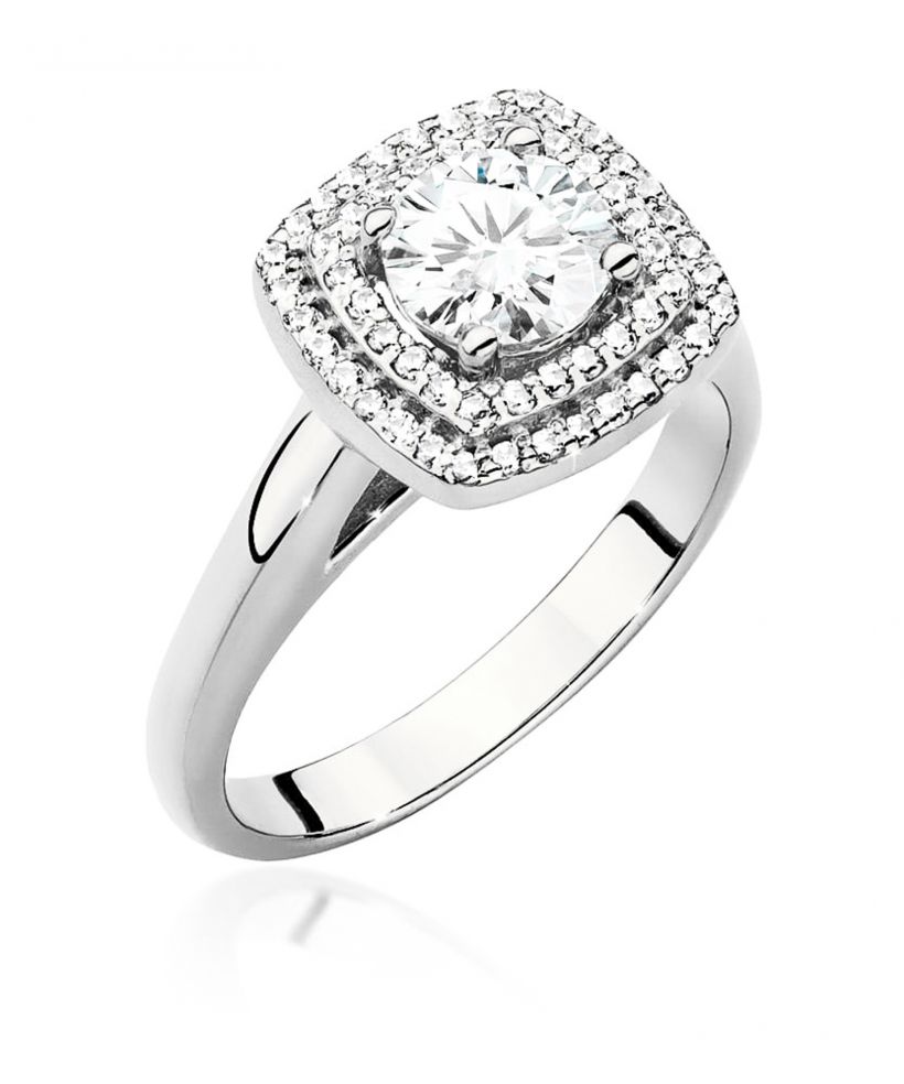 Pierścionek Bonore ze Złota próby 585 z diamentem 0,98 ct
