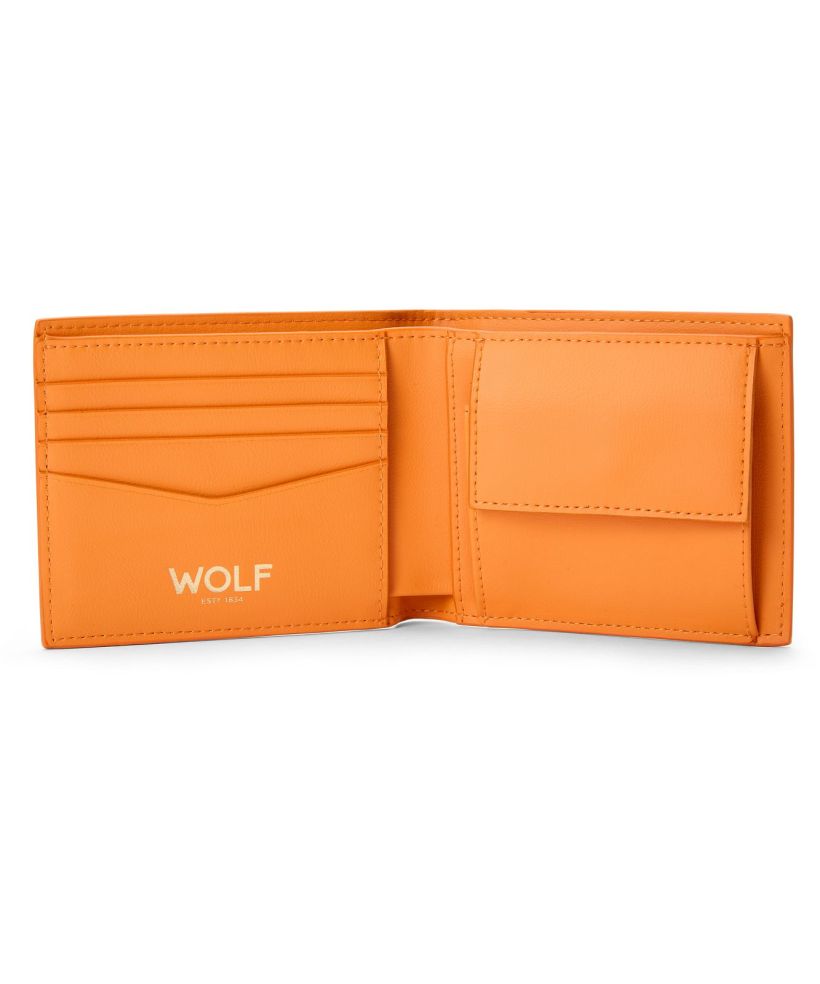 Portfel na banknoty i monety Wolf Signature Orange