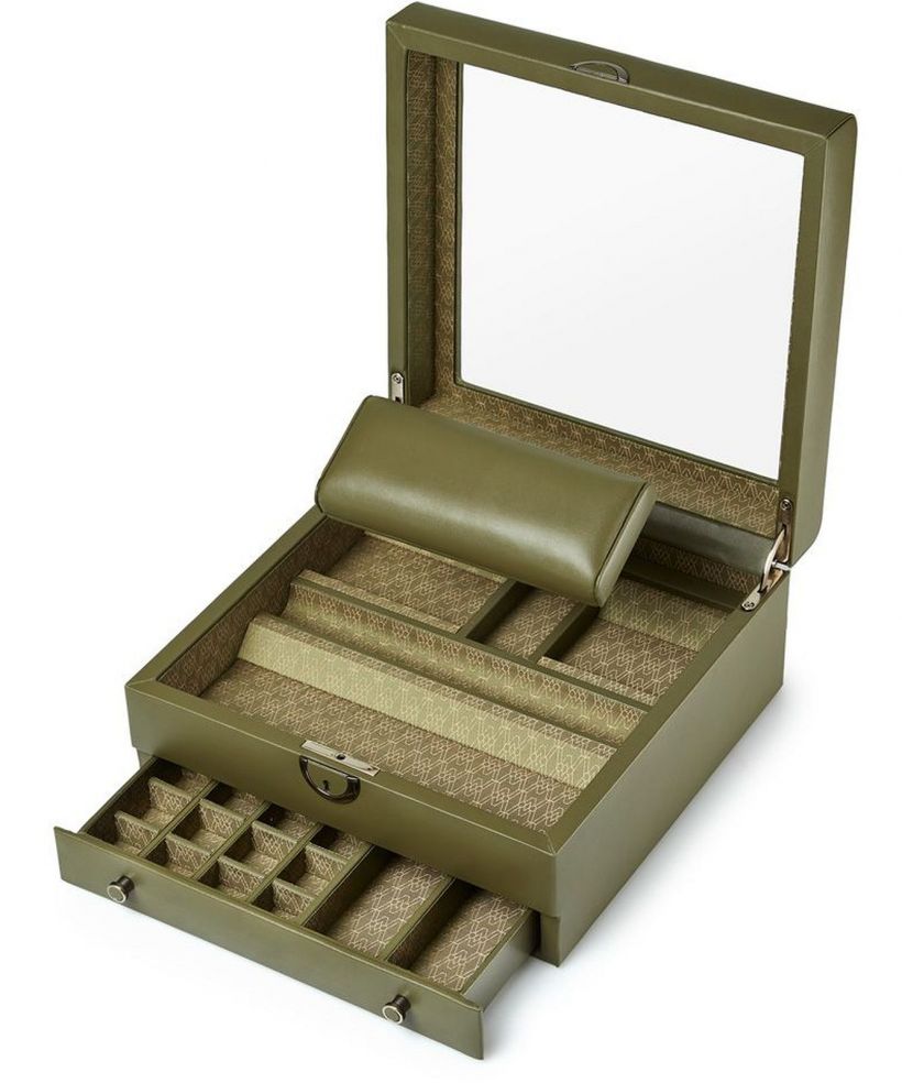 Pudełko Wolf Earth Stand Box Limited Edition ze stojakiem na 2 zegarki i szufladą na biżuterię