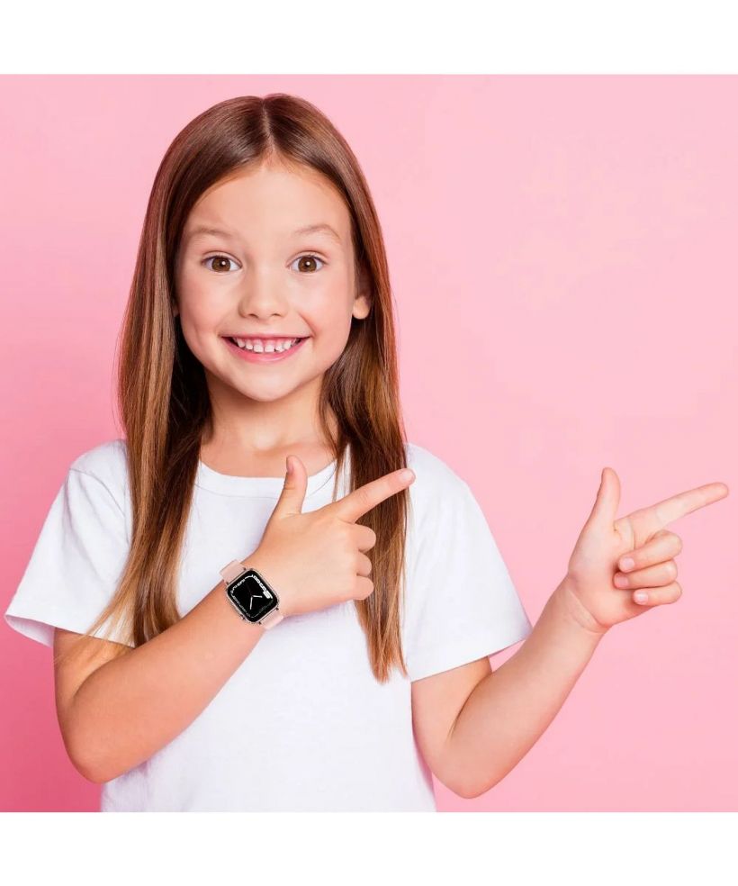Smartwatch dziecięcy Manta Junior Joy 4G Różowy