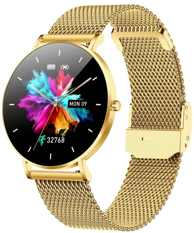 Smartwatch damski Manta Alexa Lux Gold SET