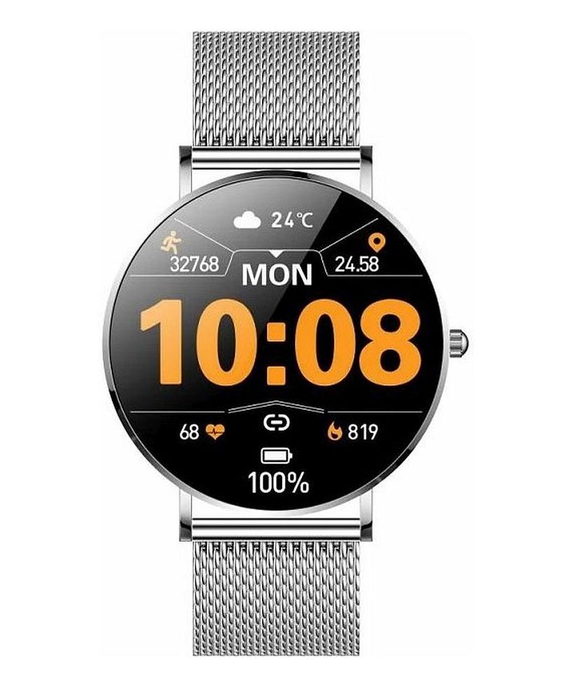 Smartwatch Manta Alexa Srebrny SET