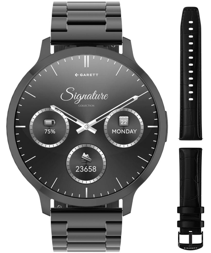 Smartwatch Garett Edge czarny solid Black Solid SET