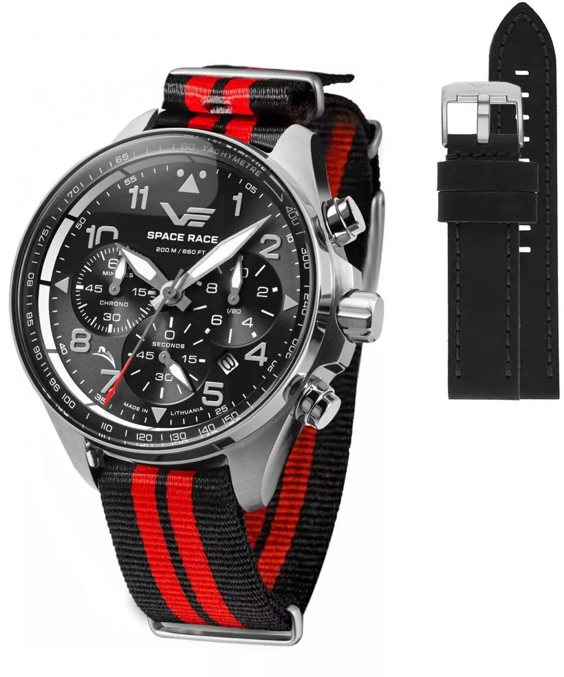 Zegarek męski Vostok Europe Space Race Chrono Limited Edition + pasek Vostok
