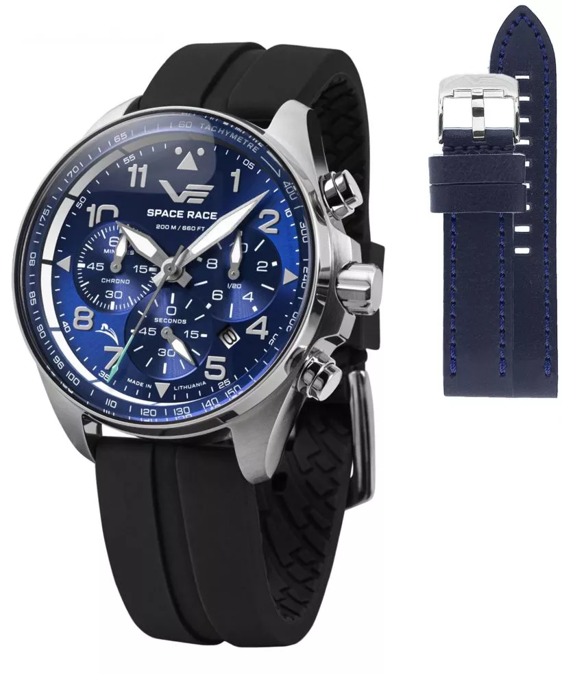 Zegarek męski Vostok Europe Space Race Chrono Limited Edition + pasek Vostok