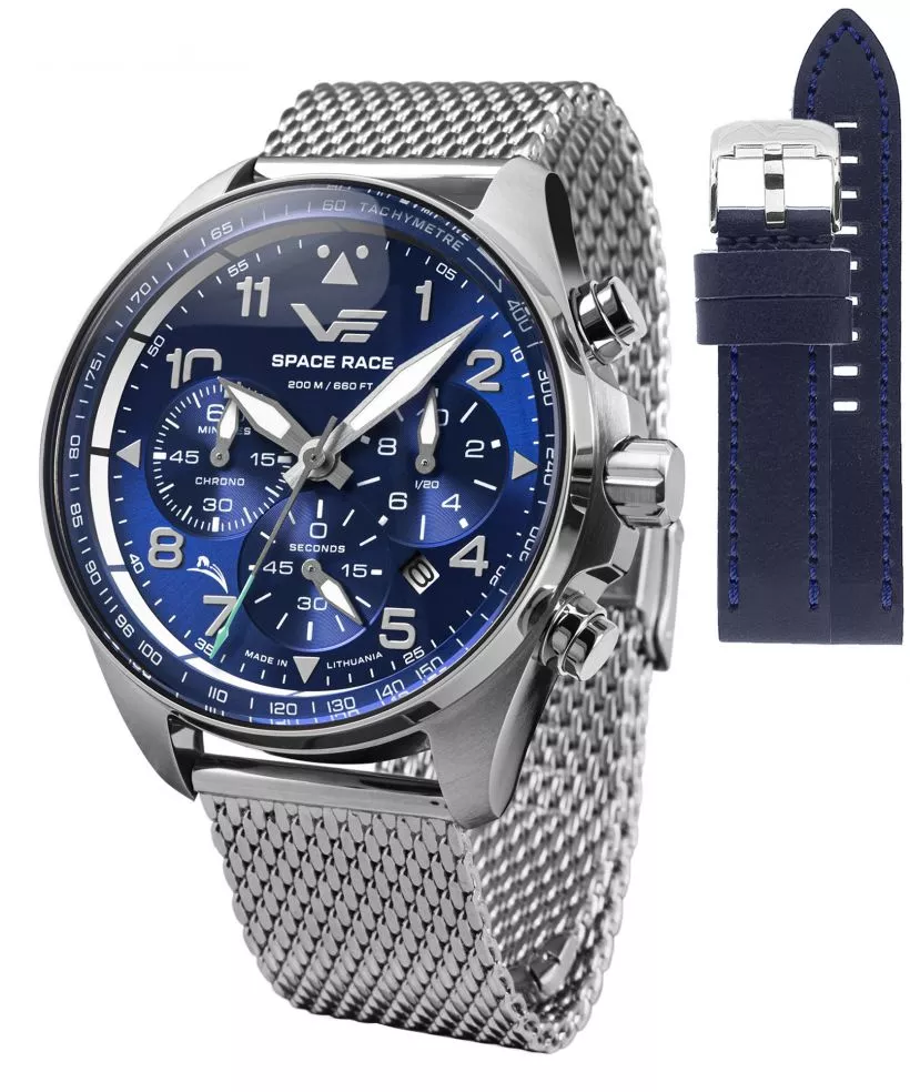 Zegarek męski Vostok Europe Space Race Chrono Limited Edition + pasek Vostok