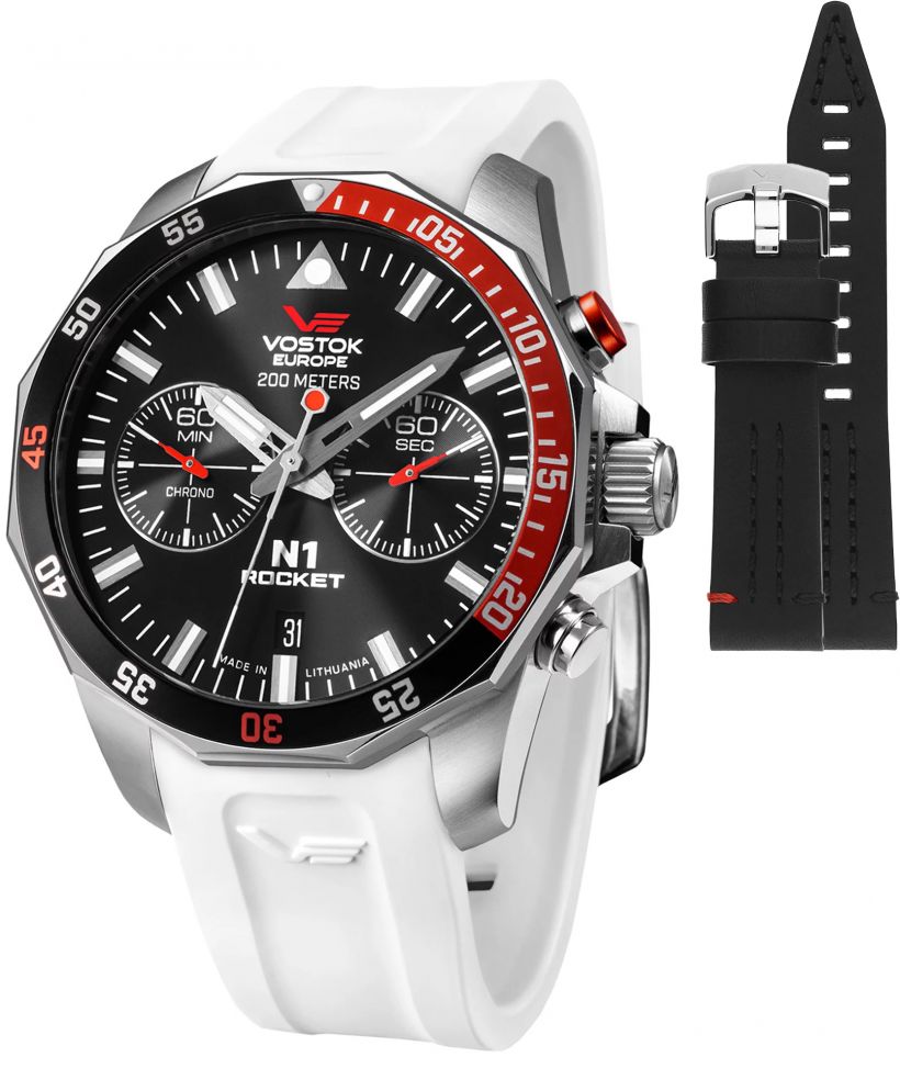 Zegarek męski Vostok Europe Rocket N-1 Chrono Limited Edition + pasek Vostok