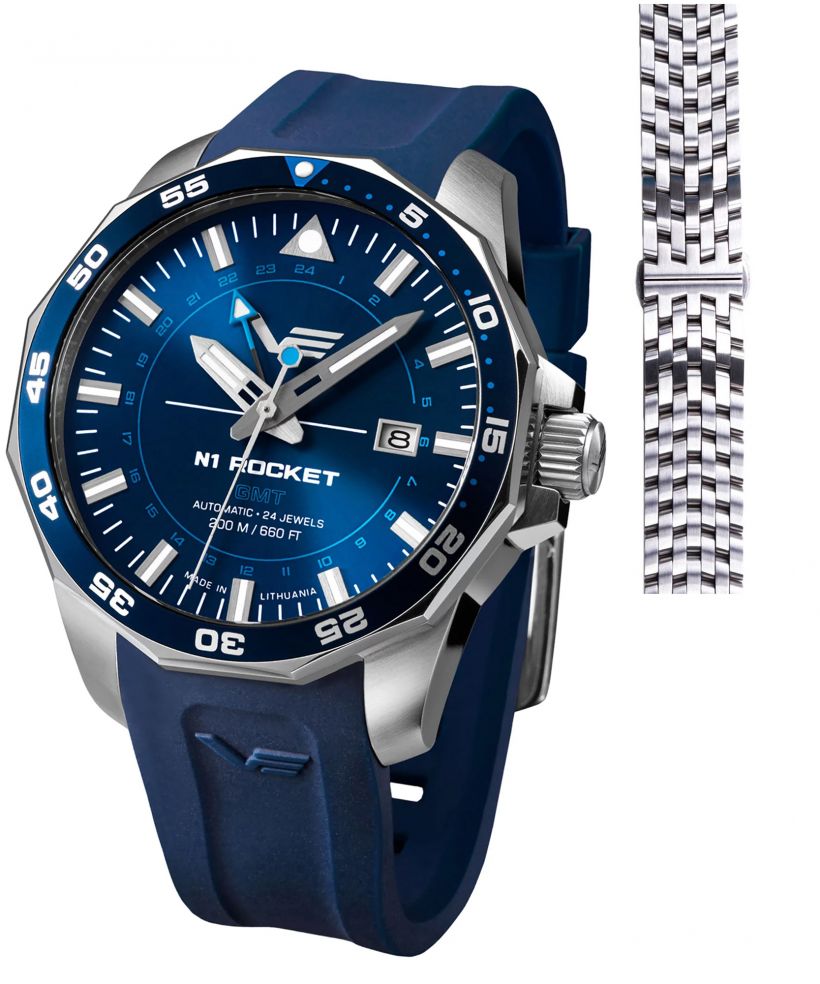 Zegarek męski Vostok Europe Rocket N-1 Automatic GMT Limited Edition + pasek Vostok