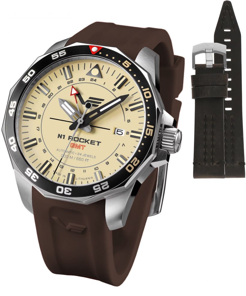 Zegarek męski Vostok Europe Rocket N-1 Automatic GMT Limited Edition + pasek Vostok