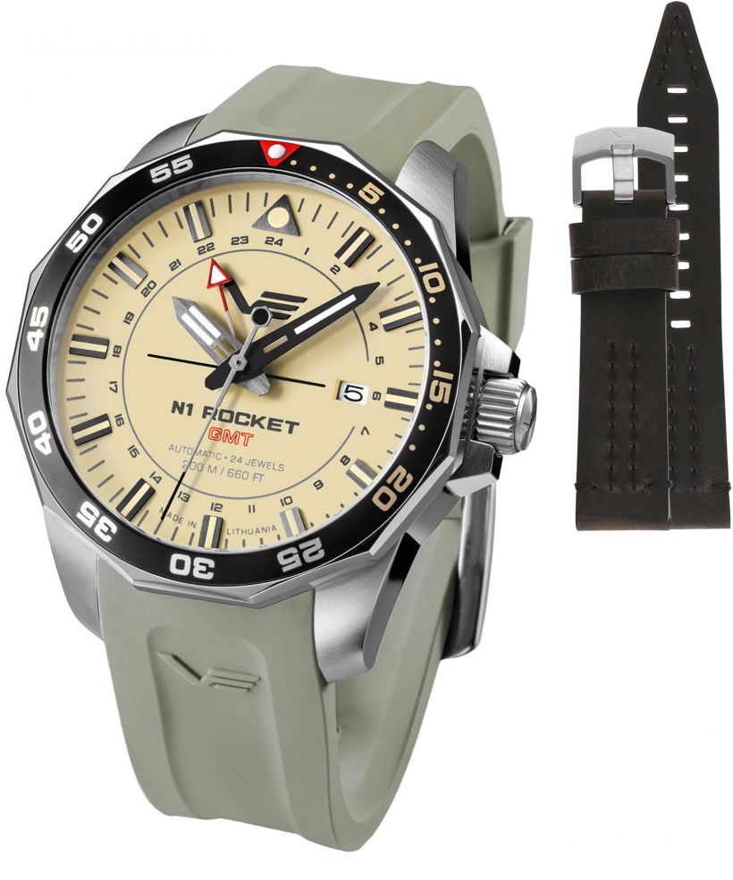 Zegarek męski Vostok Europe Rocket N-1 Automatic GMT Limited Edition + pasek Vostok