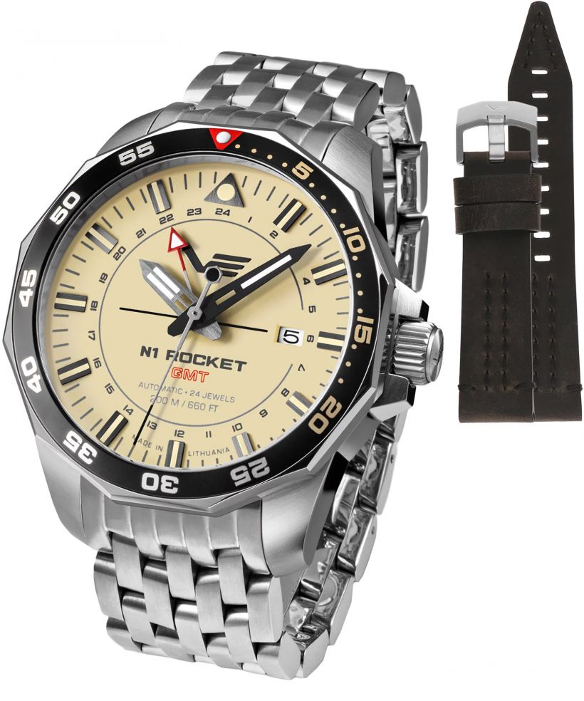 Zegarek męski Vostok Europe Rocket N-1 Automatic GMT Limited Edition + pasek Vostok