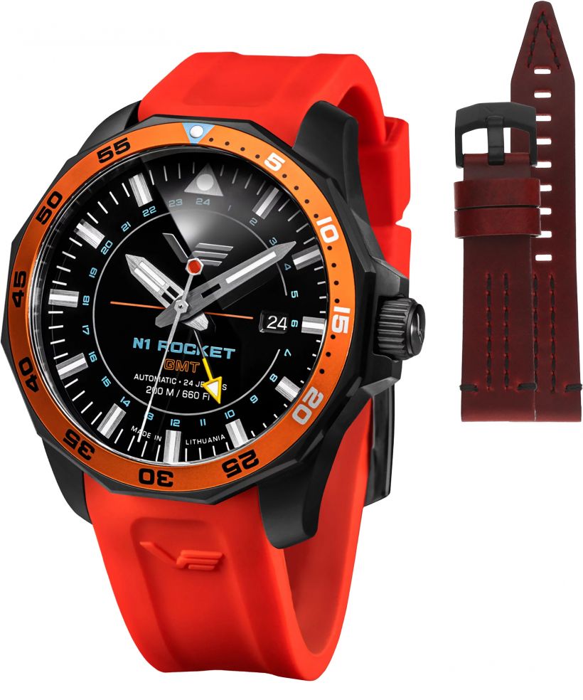 Zegarek męski Vostok Europe Rocket N-1 Automatic GMT Limited Edition + pasek Vostok