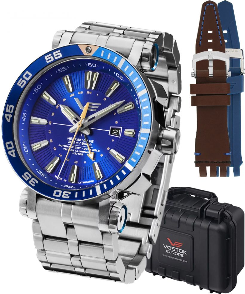 Zegarek męski Vostok Europe Energia GMT Limited Edition + 2 paski Vostok