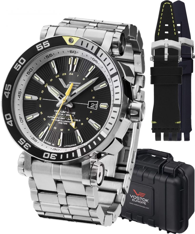 Zegarek męski Vostok Europe Energia GMT Limited Edition + 2 paski Vostok
