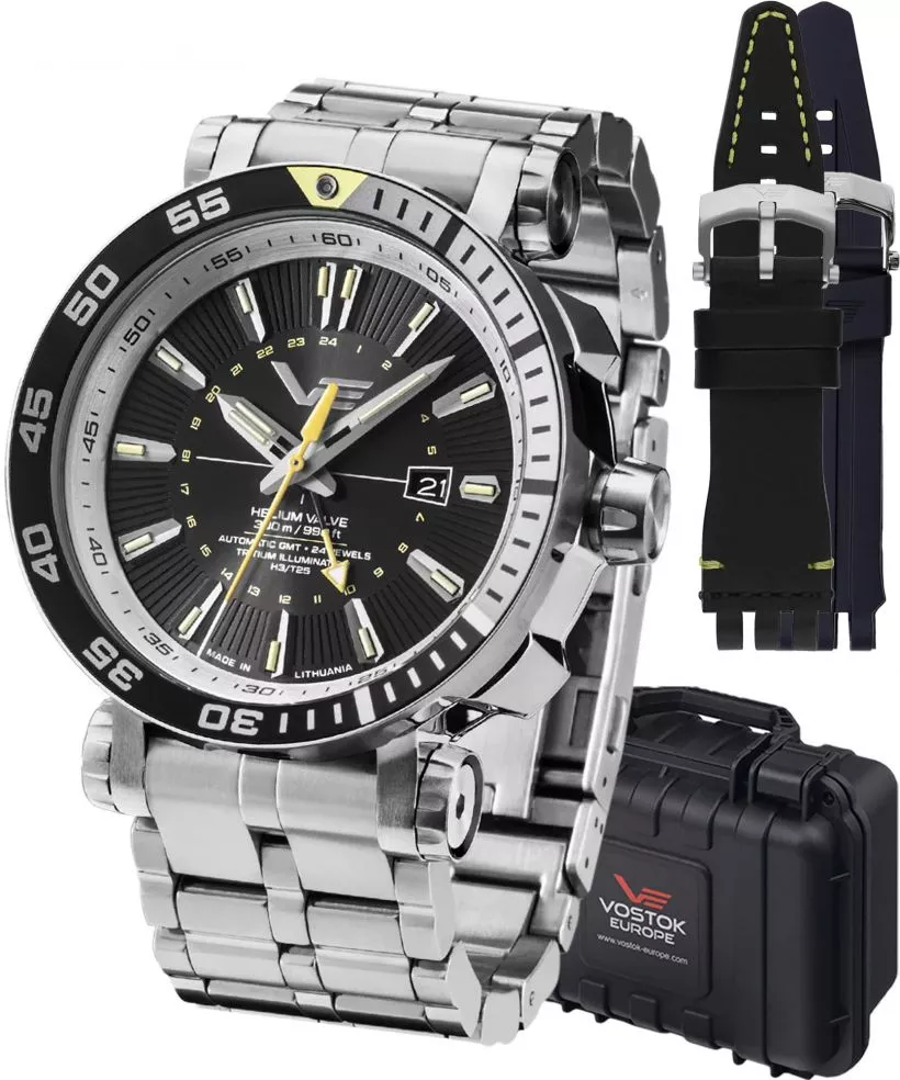 Zegarek męski Vostok Europe Energia GMT Limited Edition + 2 paski Vostok
