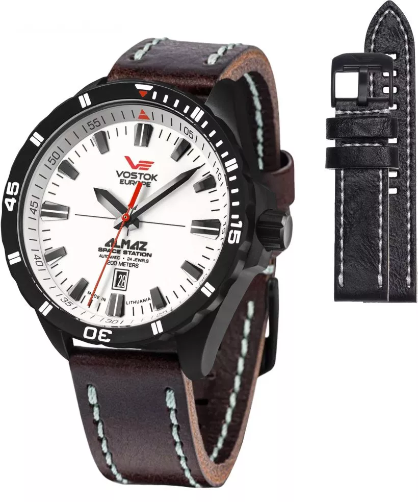 Zegarek męski Vostok Europe Almaz Space Station Limited Edition + pasek Vostok