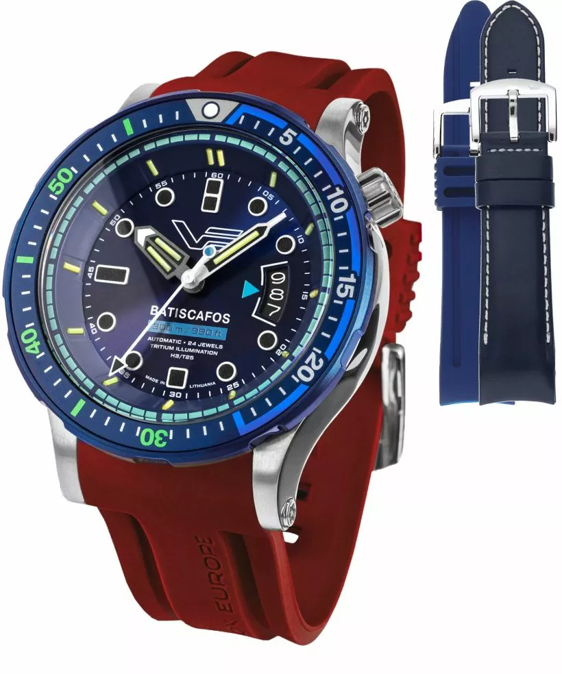 Zegarek męski Vostok Europe Batiscafos SET + 2 paski Vostok
