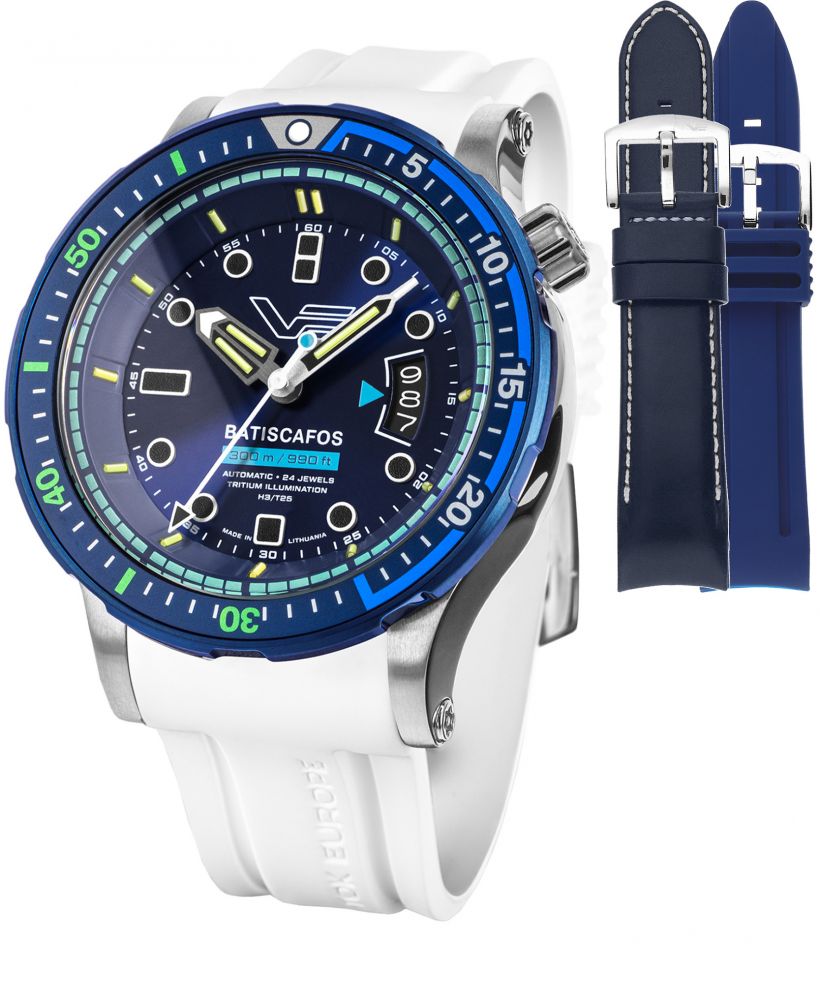 Zegarek męski Vostok Europe Batiscafos SET + 2 paski Vostok