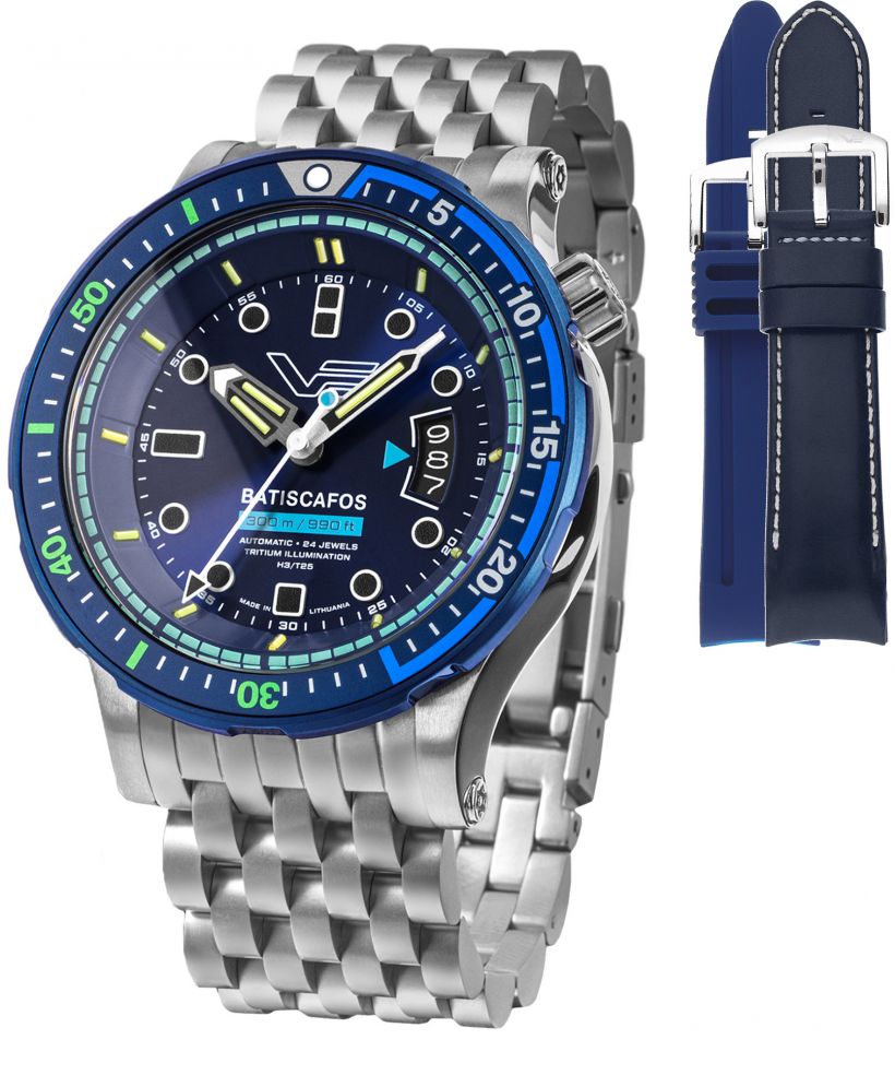 Zegarek męski Vostok Europe Batiscafos SET + 2 paski Vostok