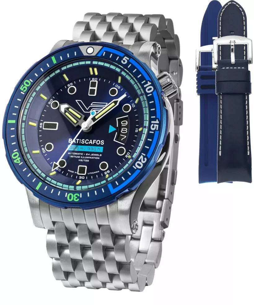Zegarek męski Vostok Europe Batiscafos SET + 2 paski Vostok