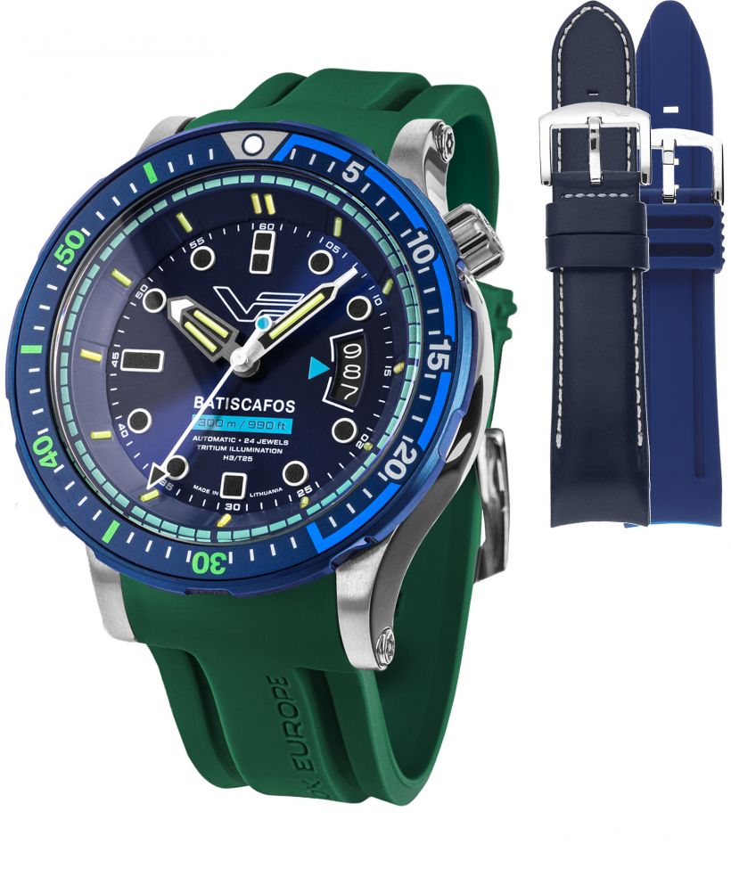 Zegarek męski Vostok Europe Batiscafos SET + 2 paski Vostok