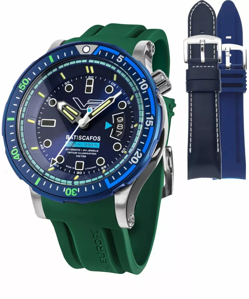 Zegarek męski Vostok Europe Batiscafos SET + 2 paski Vostok