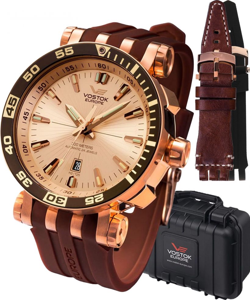Zegarek męski Vostok Europe Energia Rocket Automatic Limited Edition + 2 paski Vostok