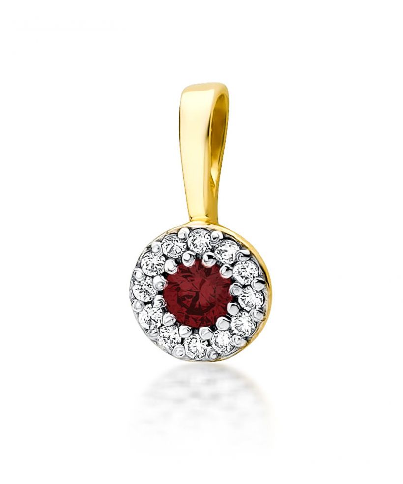 Zawieszka Bonore ze Złota próby 585 z rubinem 0,15 ct