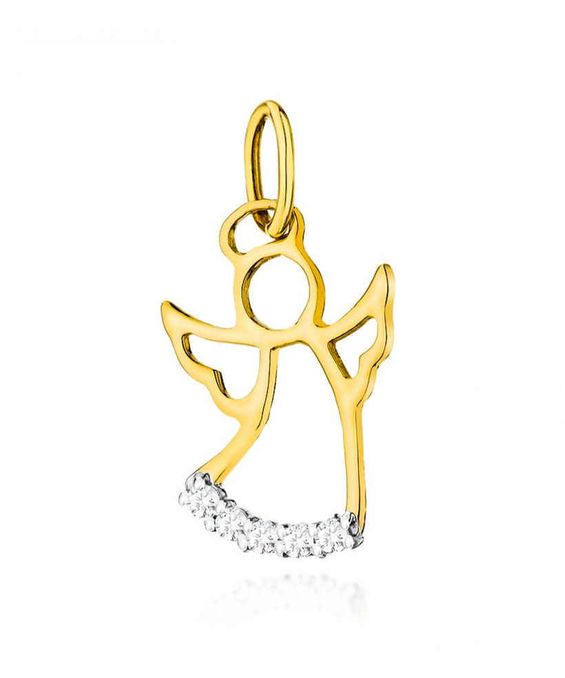 Zawieszka Bonore ze Złota próby 585 z diamentem 0,07 ct