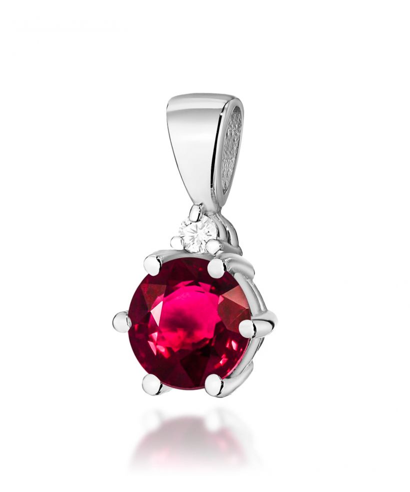 Zawieszka Bonore ze Złota próby 585 z rubinem 0,6 ct