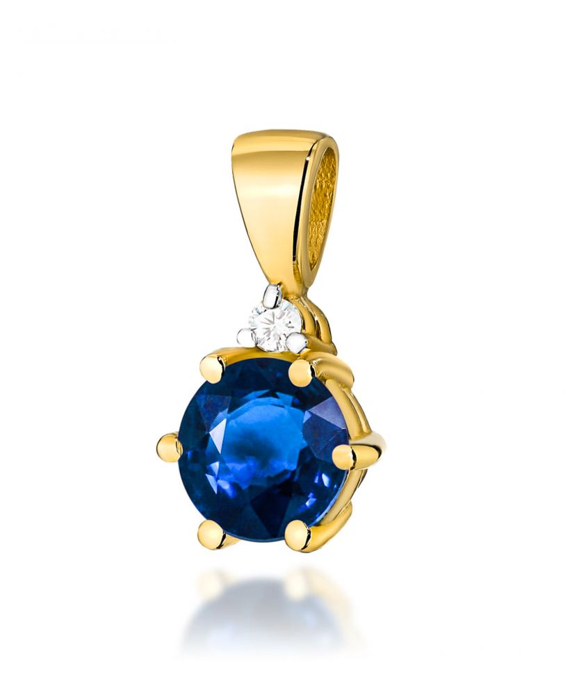 Zawieszka Bonore ze Złota próby 585 z szafirem 0,5 ct