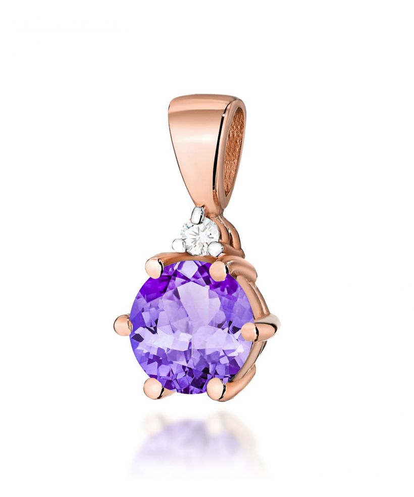 Zawieszka Bonore ze Złota próby 585 z ametystem 0,5 ct
