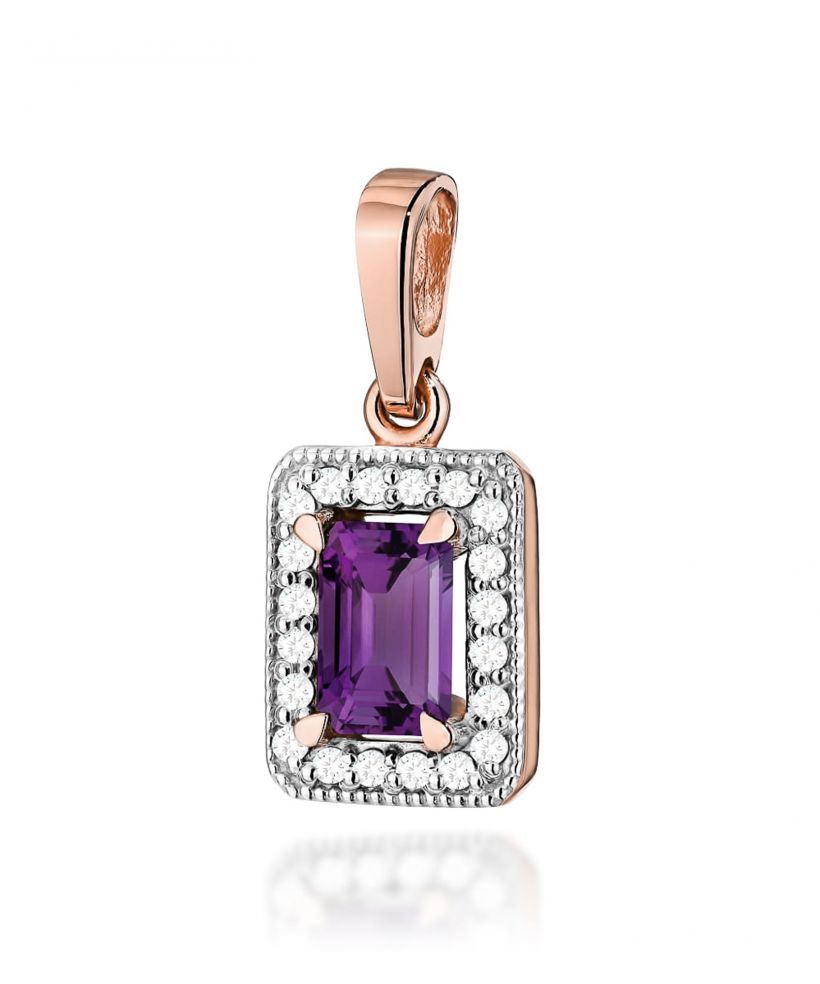 Zawieszka Bonore ze Złota próby 585 z ametystem 0,5 ct