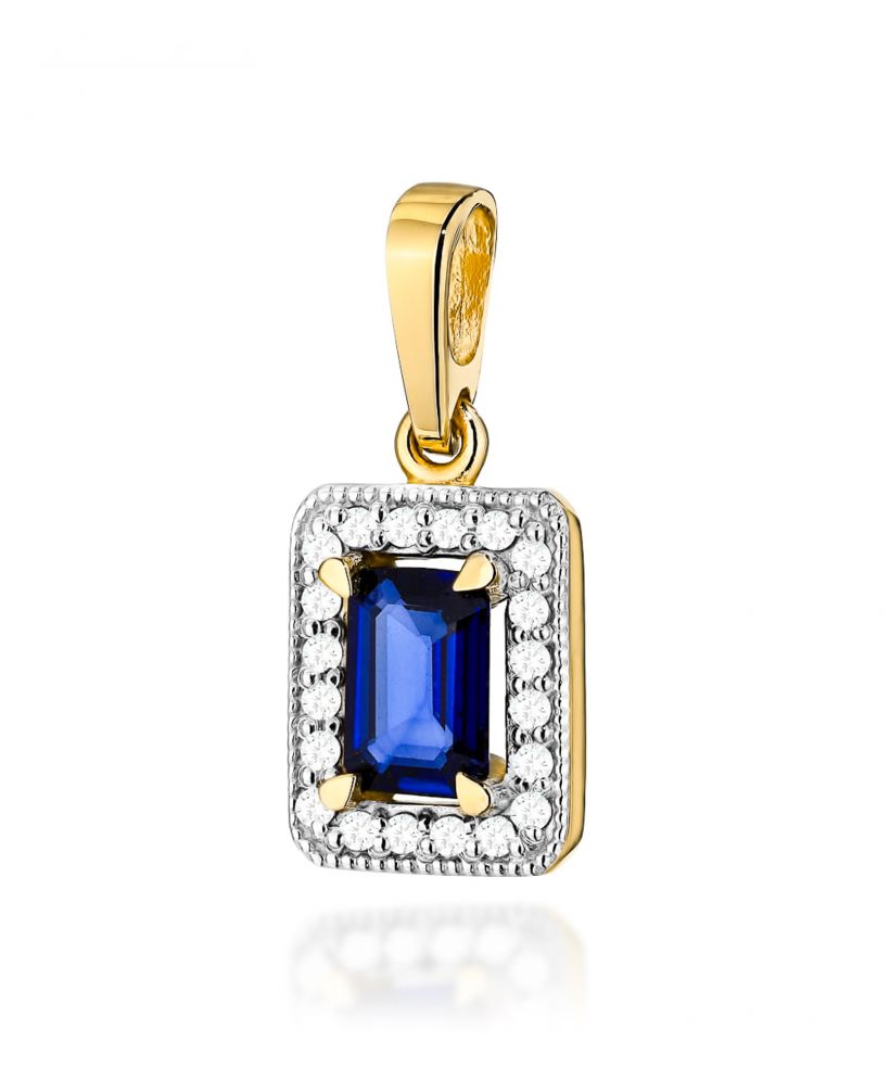 Zawieszka Bonore ze Złota próby 585 z szafirem 0,6 ct