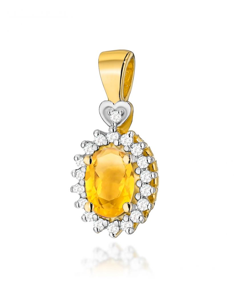 Zawieszka Bonore ze Złota próby 585 z cytrynem 0,6 ct