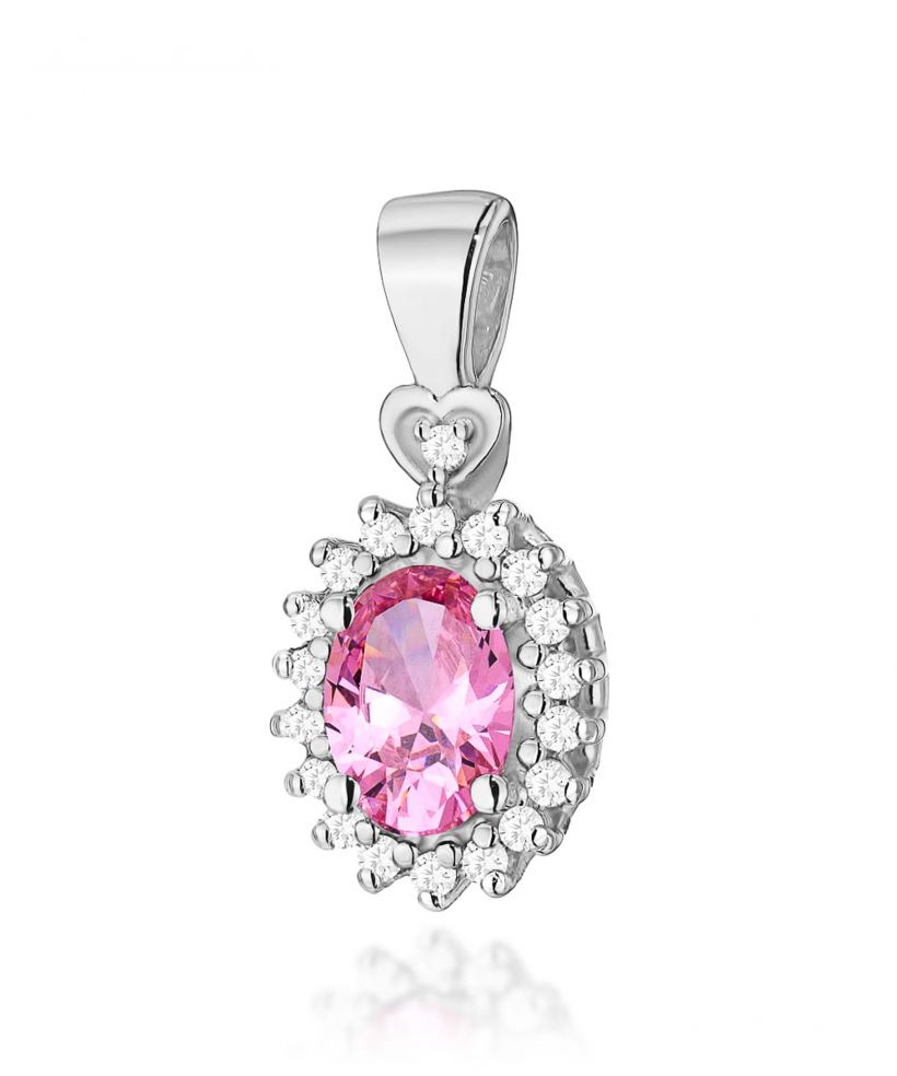 Zawieszka Bonore ze Złota próby 585 z różowym topazem 0,5 ct