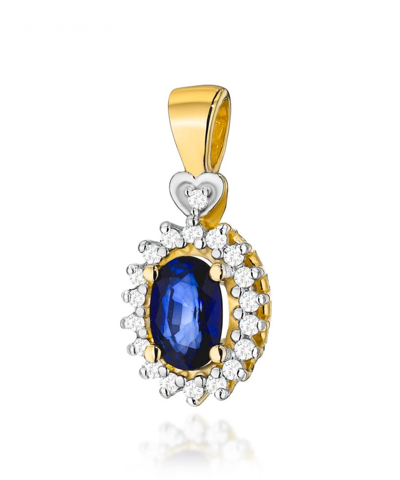Zawieszka Bonore ze Złota próby 585 z szafirem 0,7 ct