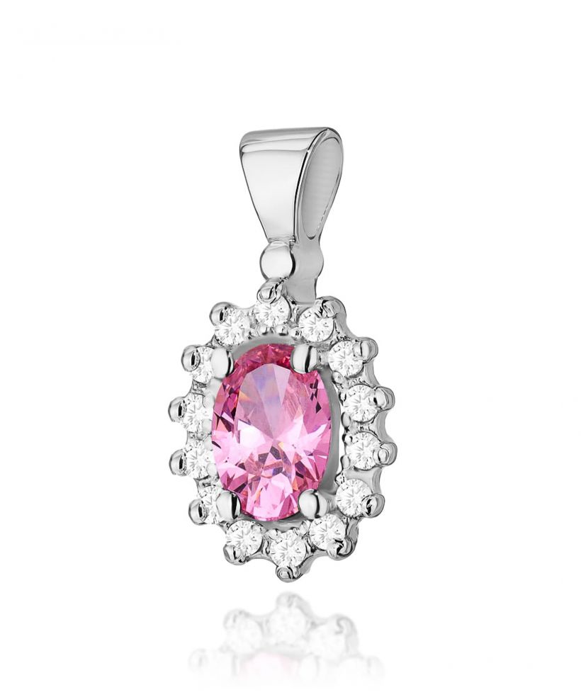 Zawieszka Bonore ze Złota próby 585 z różowym topazem 0,5 ct