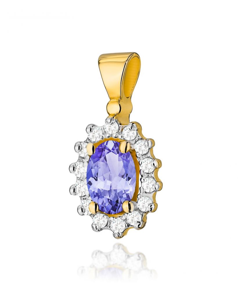 Zawieszka Bonore ze Złota próby 585 z tanzanitem 0,4 ct