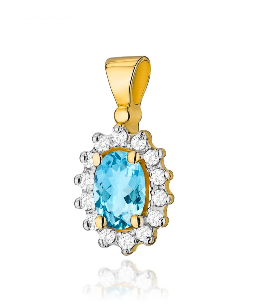 Zawieszka Bonore ze Złota próby 585 z topazem 0,5 ct