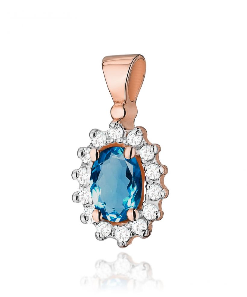 Zawieszka Bonore ze Złota próby 585 z topazem 0,5 ct