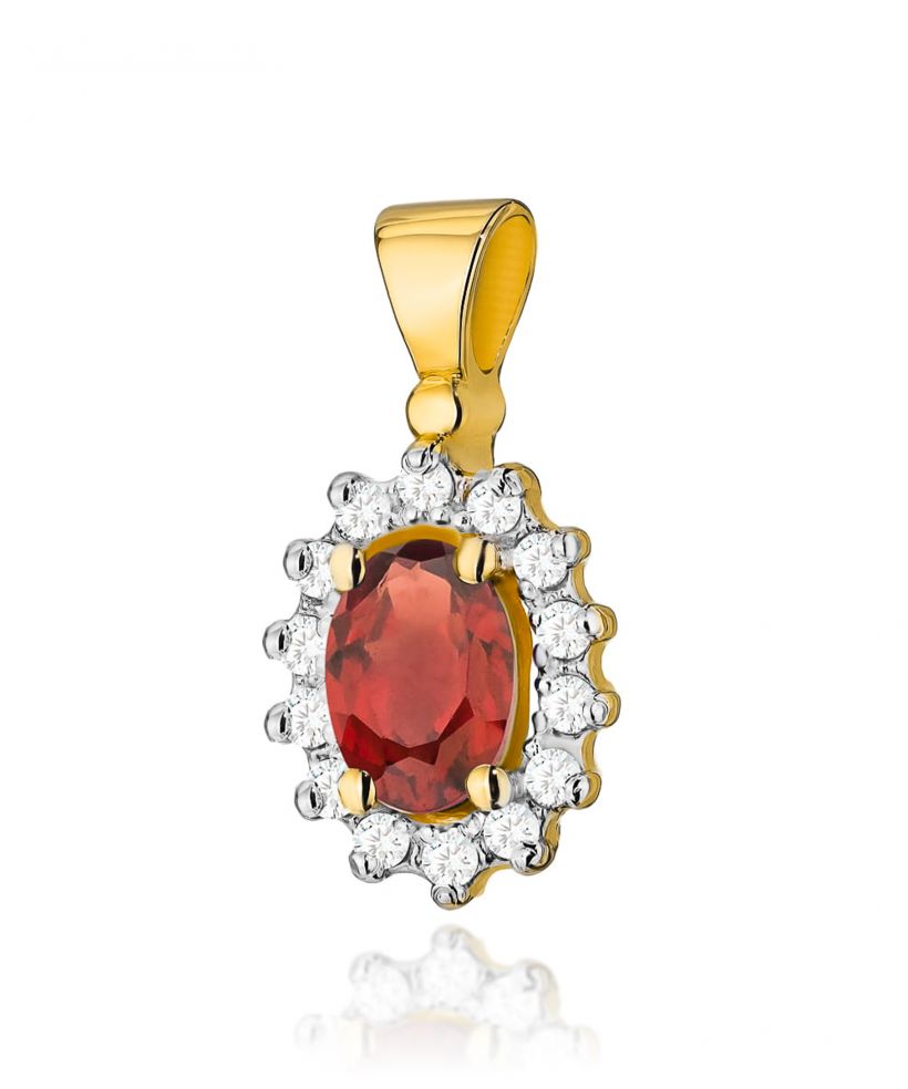Zawieszka Bonore ze Złota próby 585 z granatem 0,5 ct