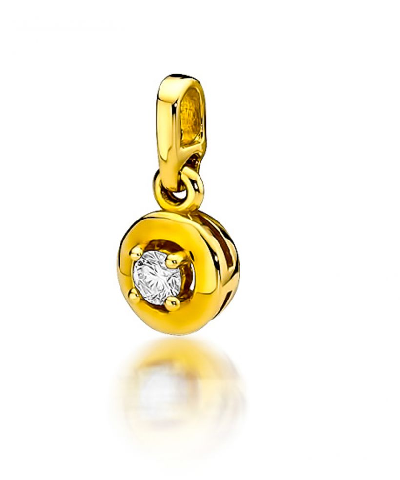 Zawieszka Bonore ze Złota próby 585 z diamentem 0,1 ct