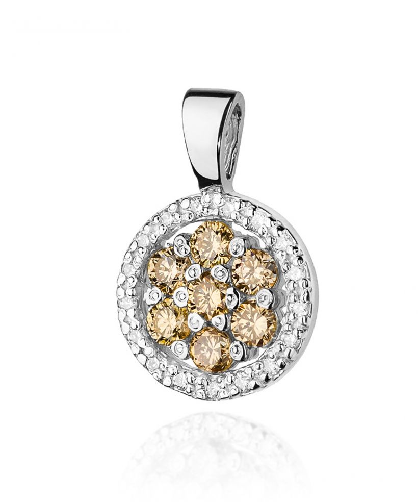 Zawieszka Bonore ze Złota próby 585 z brązowym brylantem 0,35 ct
