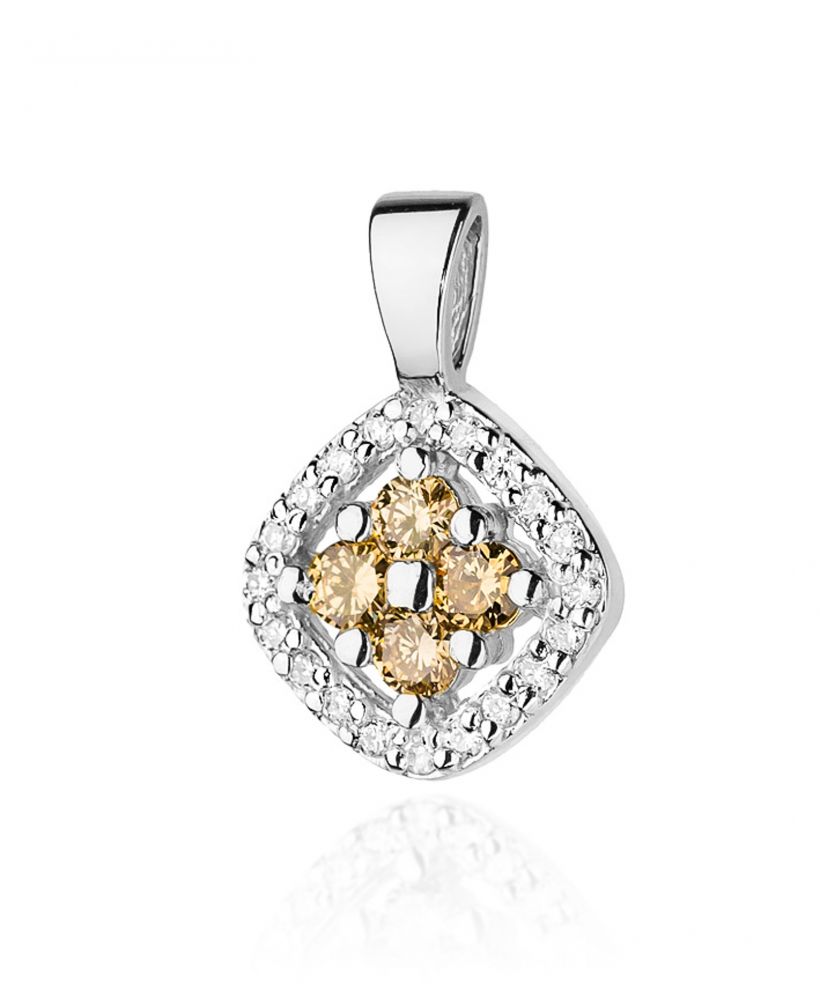 Zawieszka Bonore ze Złota próby 585 z brązowym brylantem 0,2 ct