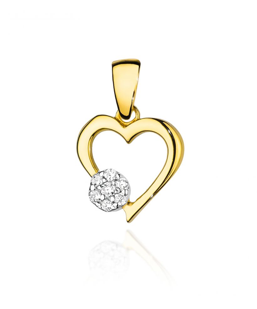 Zawieszka Bonore ze Złota próby 585 z diamentem 0,06 ct